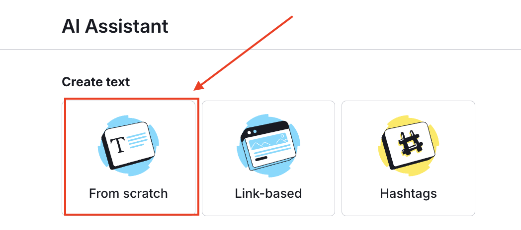 Creating Content with AI Assistant in Social Poster image 2